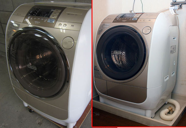 Máy giặt nội địa nhật Hitachi BD-V3100L đẹp